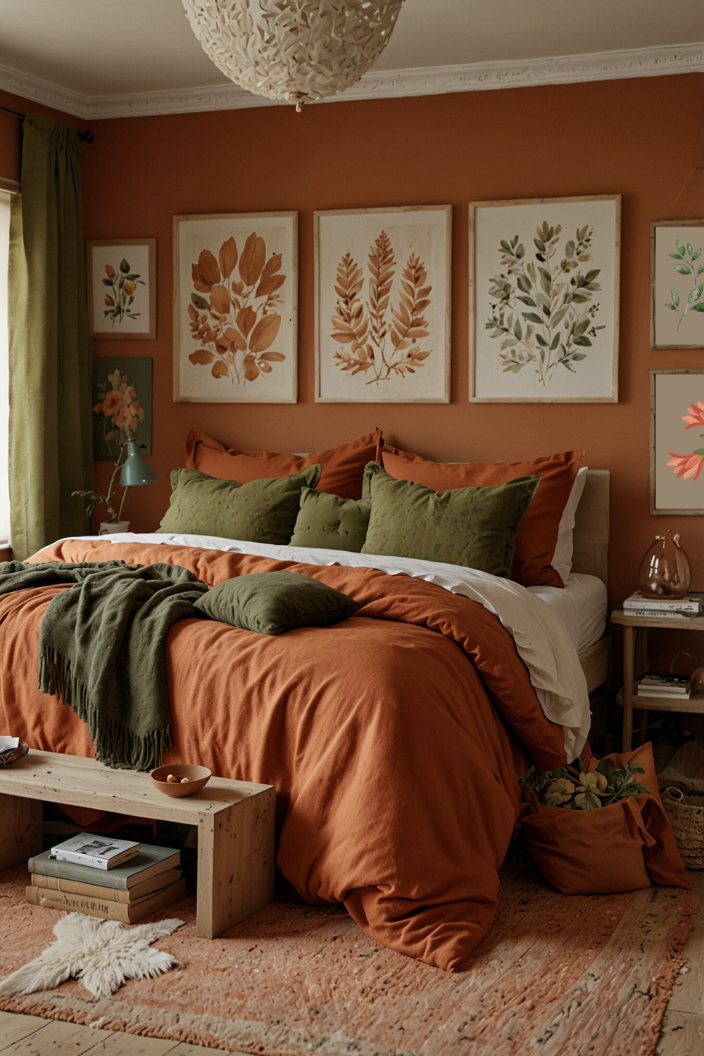 OliveandTerracottaBedroom