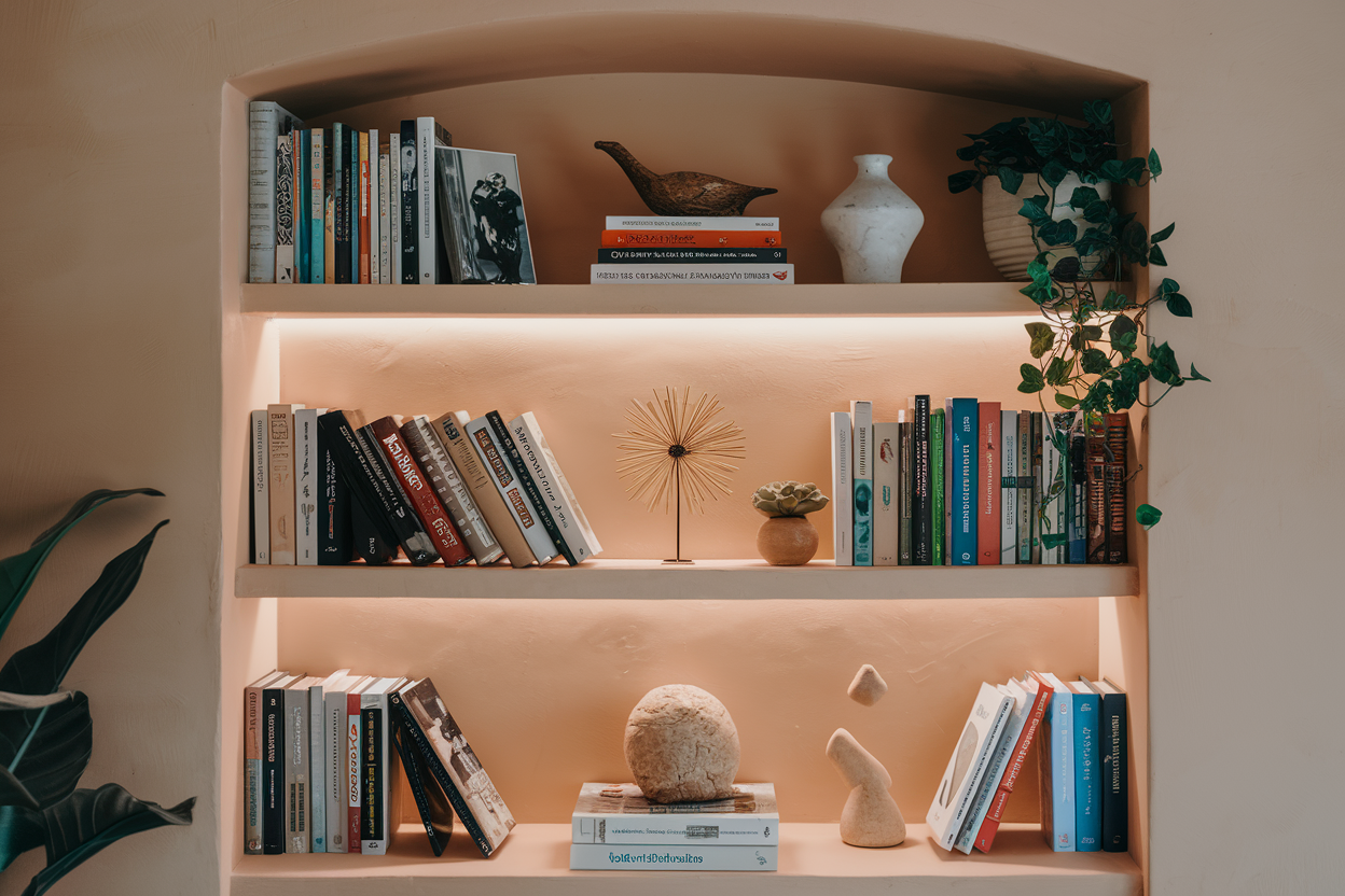 a-photo-of-a-small-bookshelf-in-a-cozy-living-room-Gdo8ufudRC2EzHUq7Iwq3g-D86tLkYxTRCseF-9w4B4OQ a beautifully styled bookcase