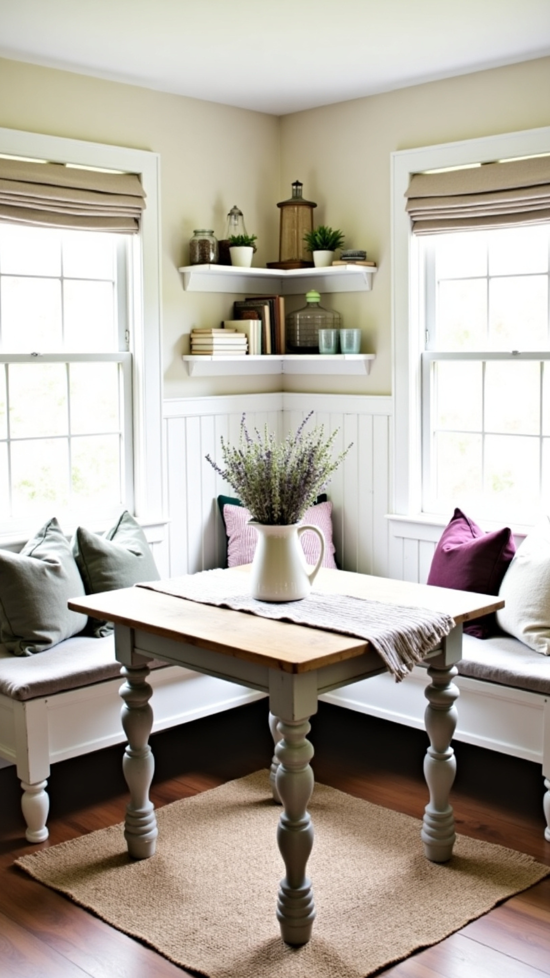 corner dining nook