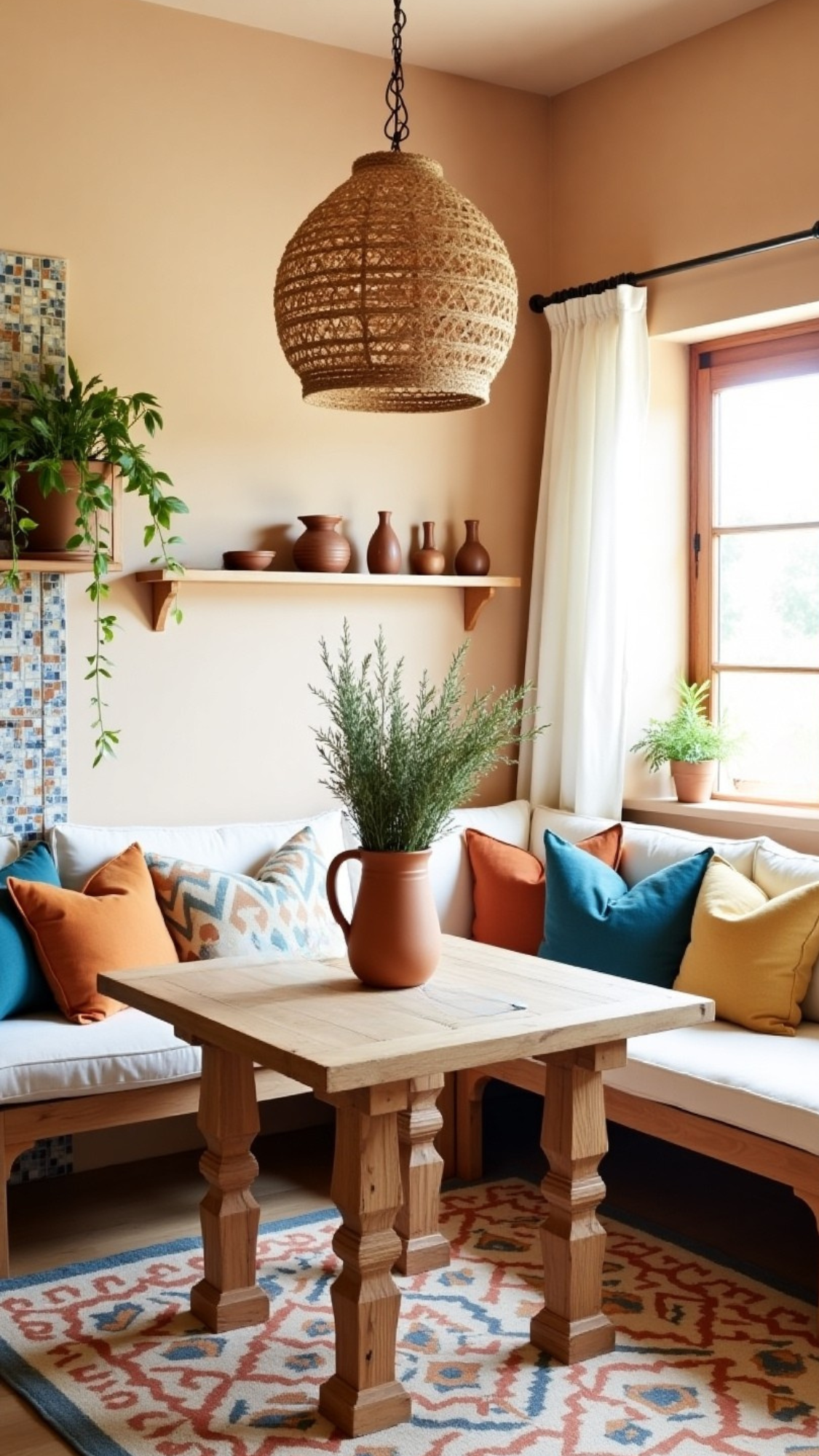 corner dining nook