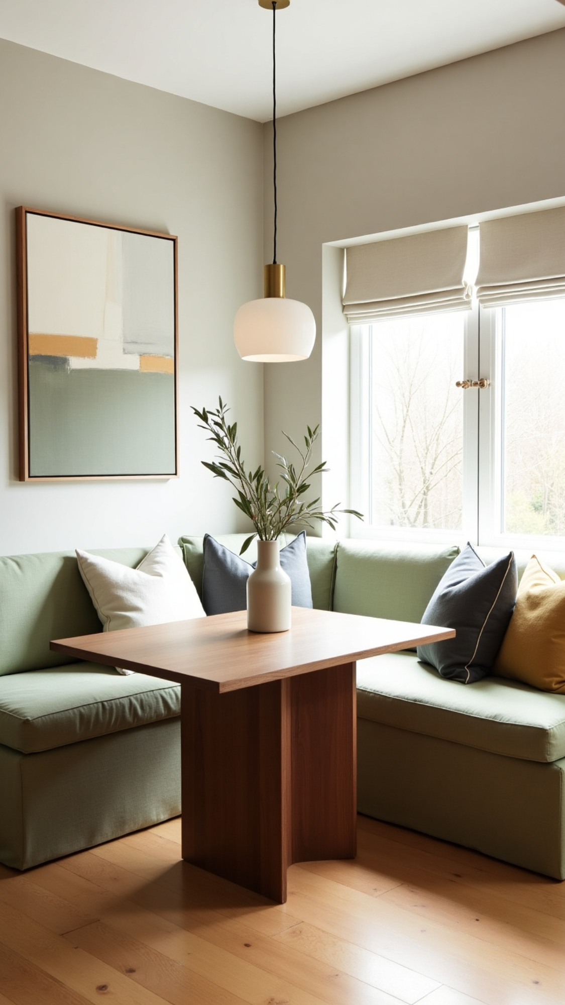 corner dining nook