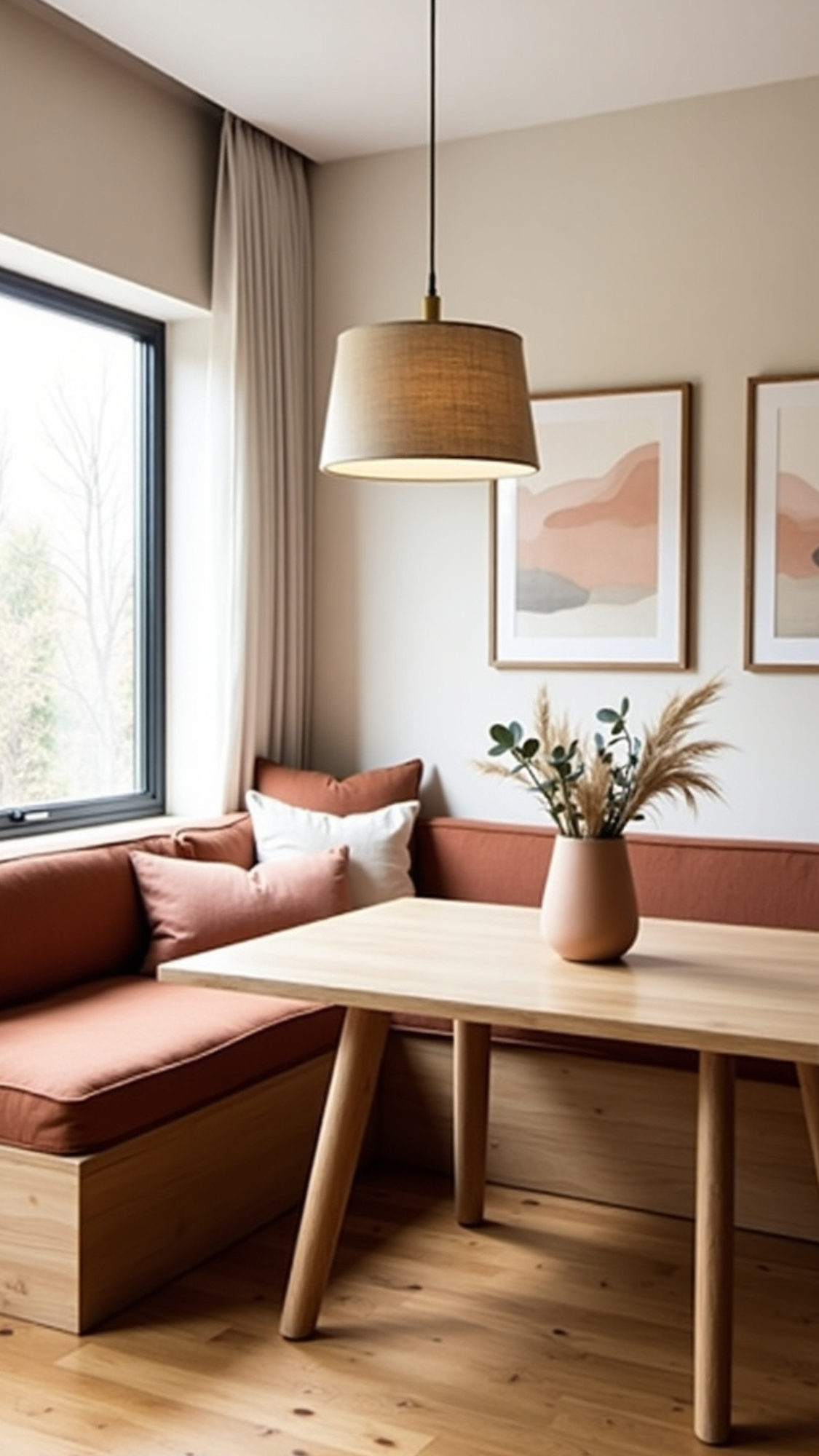 corner dining nook