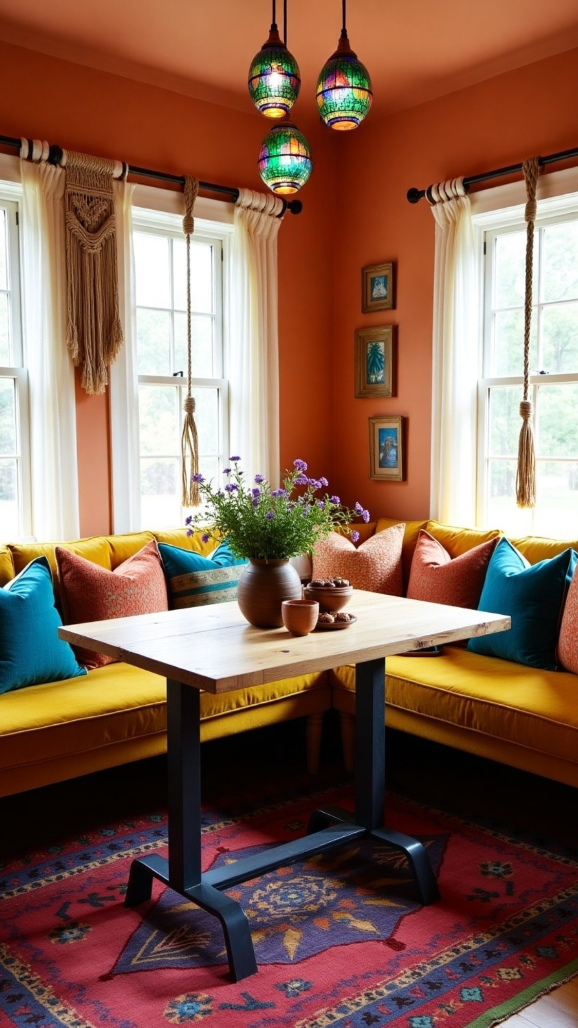 corner dining nook