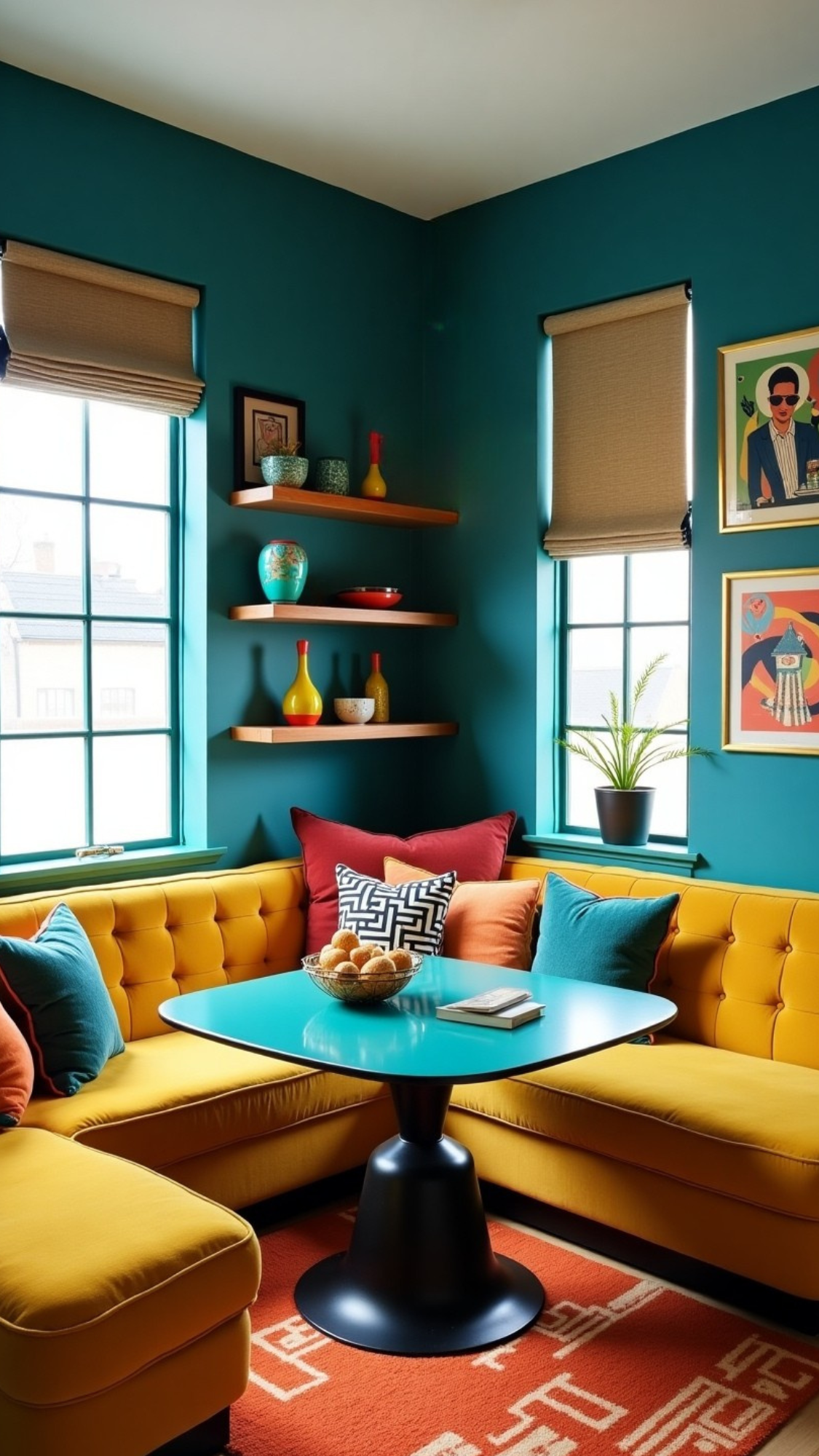 corner dining nook