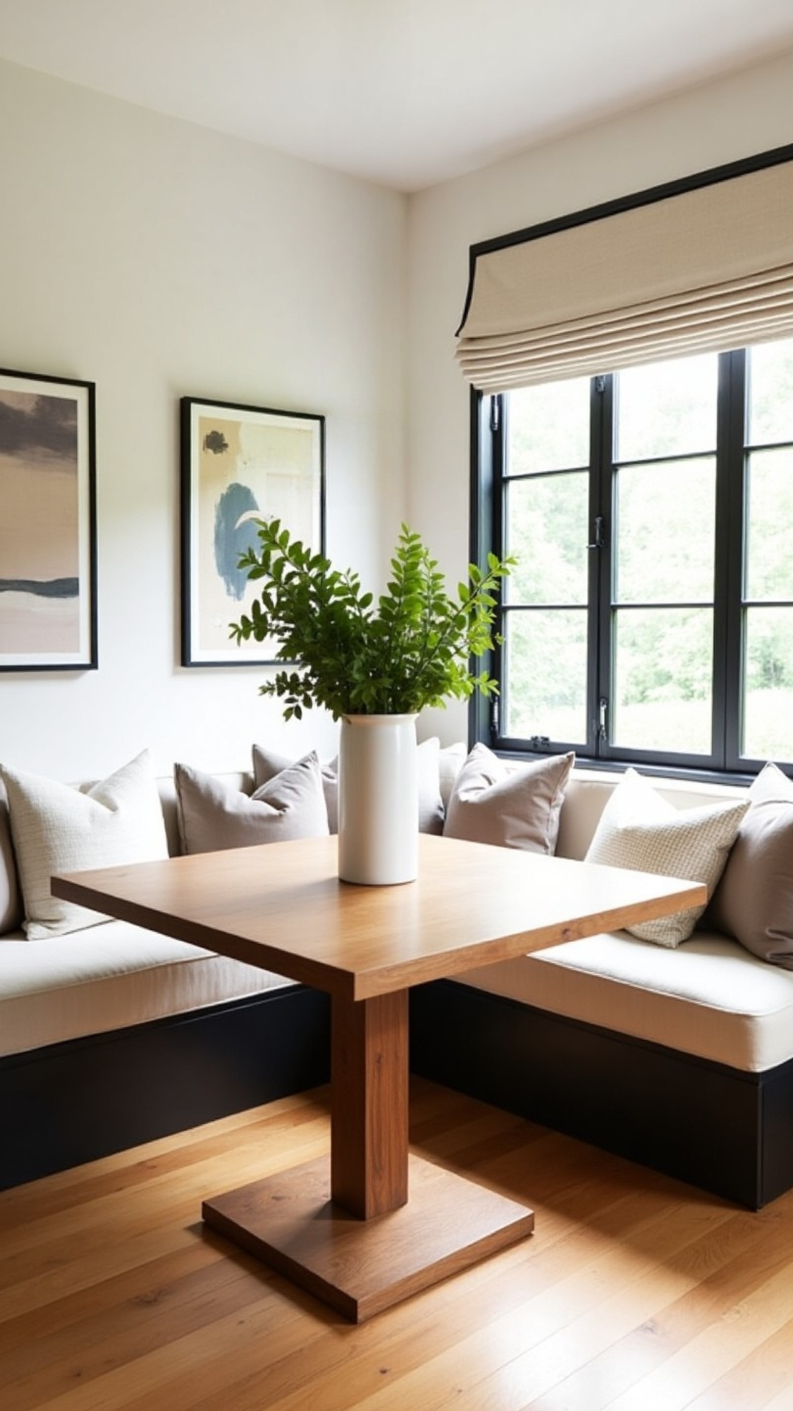 corner dining nook