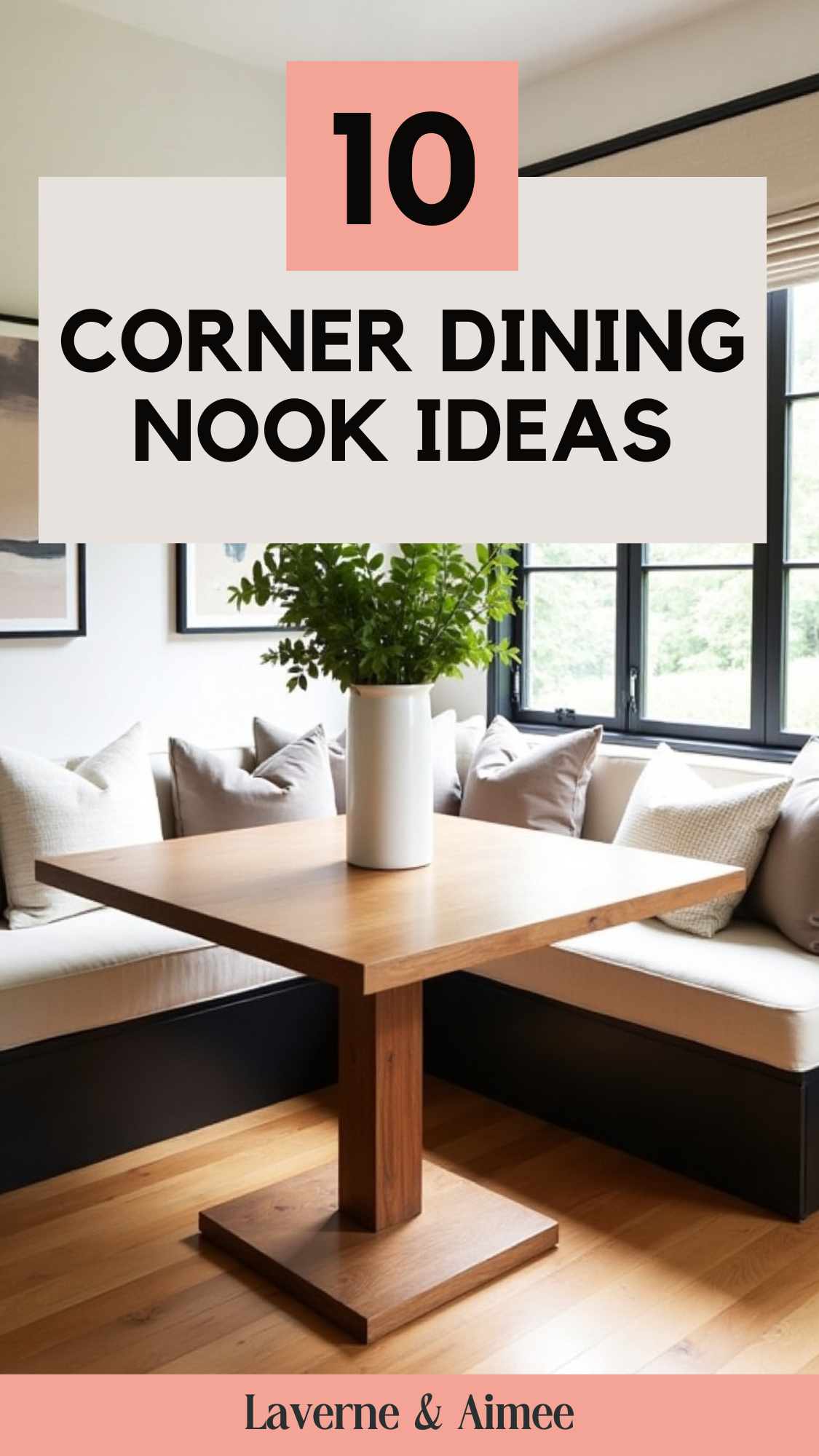 corner dining nook