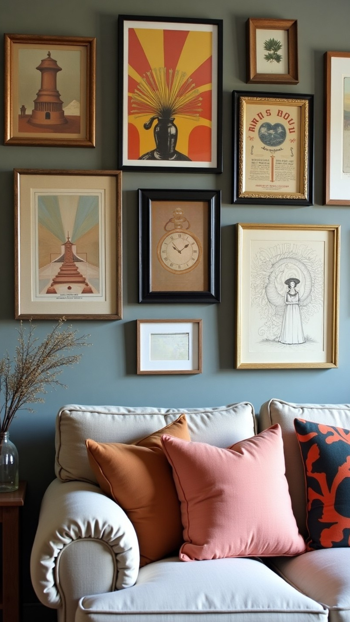 Eclectic Gallery Wall