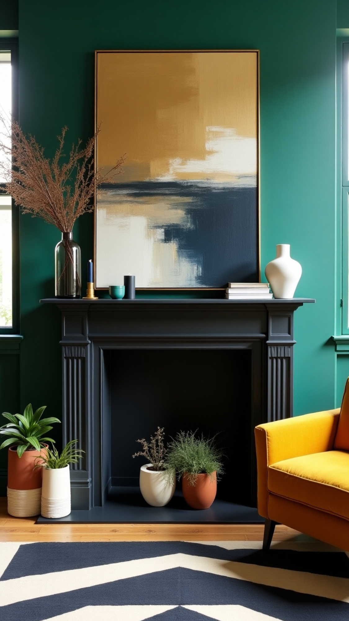 FireplaceMantel_Modern Fireplace Mantel Ideas