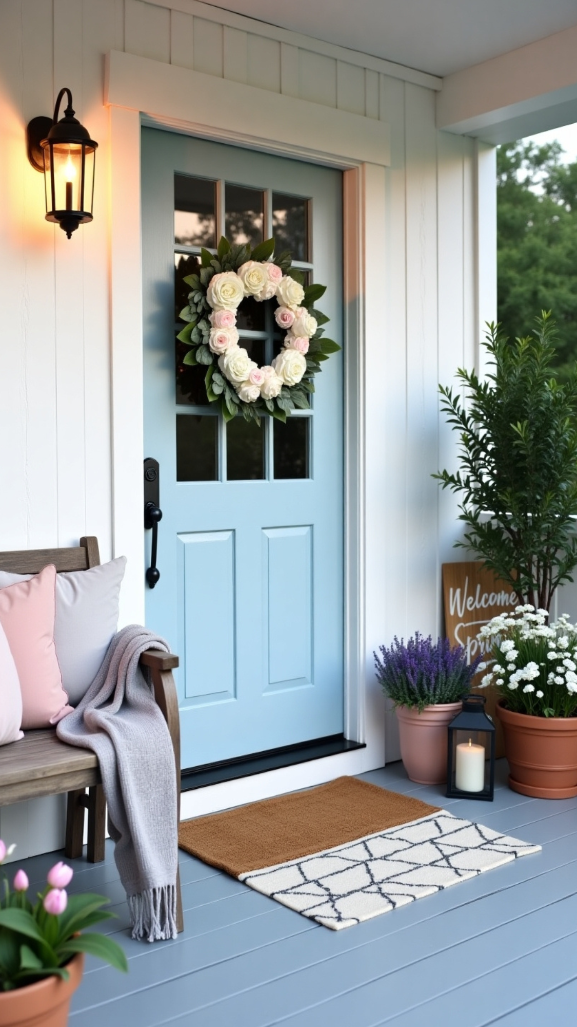 Spring Porch Decor