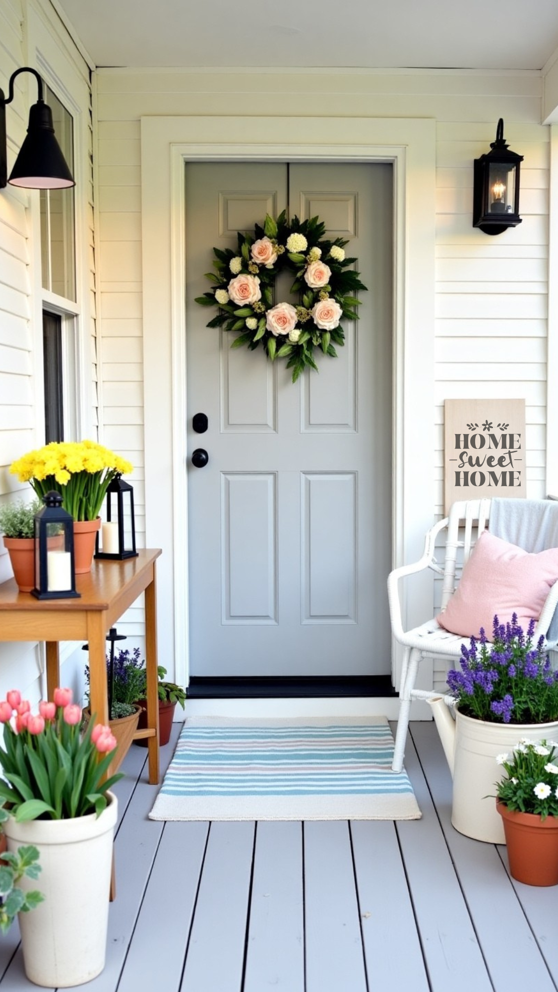 Spring Porch Decor